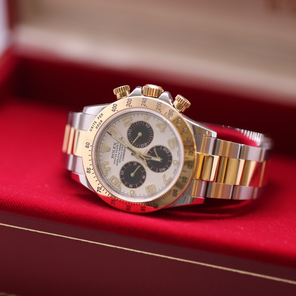 Rolex Daytona 41mm Tow Tone 18k Gold Steel
